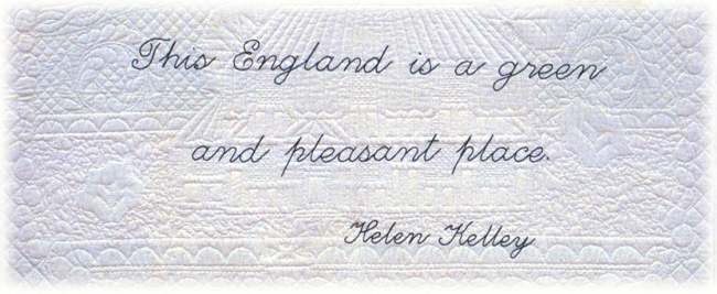 England Postcard Quilt England Postcard Quilt