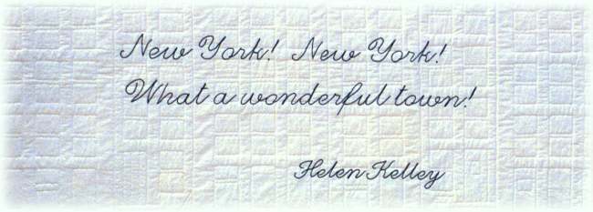 New York Postcard Quilt New York Postcard Quilt