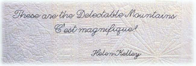 Switzerland Postcard Quilt Switzerland Postcard Quilt